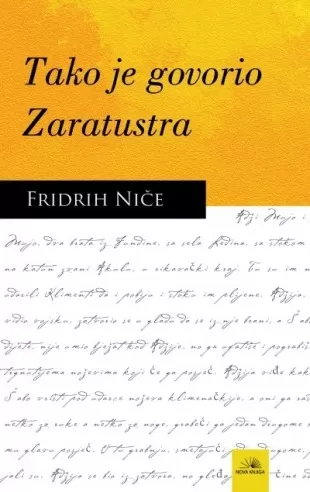 tako je govorio zaratustra fridrih niče