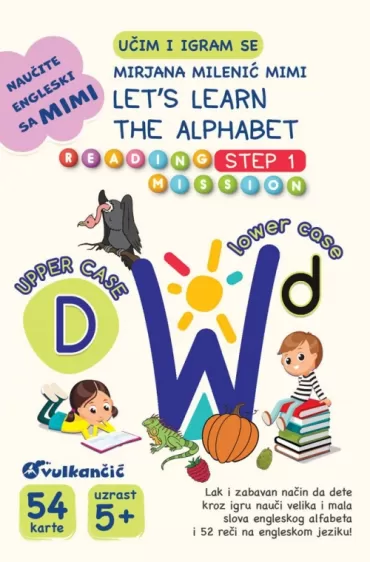 učim i igram se let s learn alphabet karte mirjana milenić