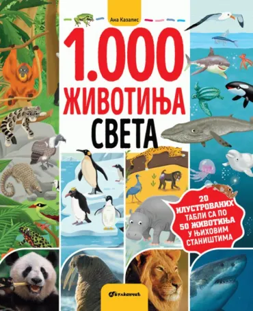 1000 životinja sveta ana kazalis